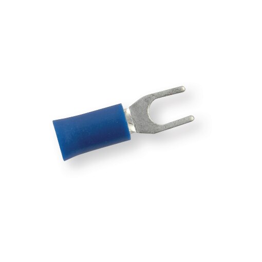 Cosse à fourche pré-isolée 3306 bleu, Ø 4,3, 1-2,5 mm²